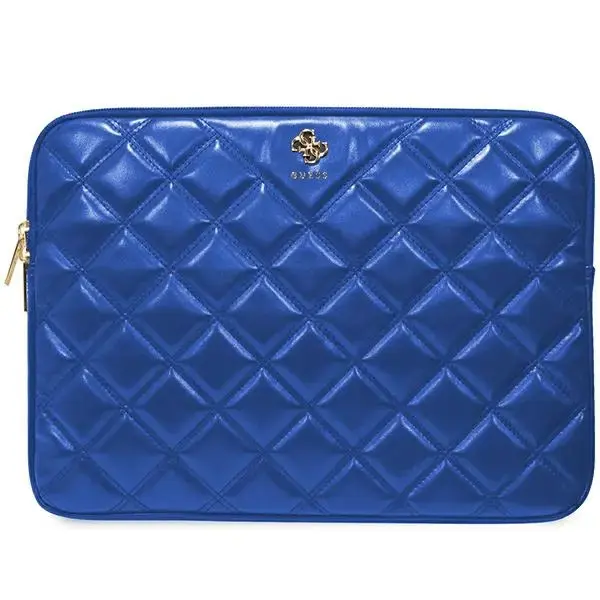 Guess Sleeve GUCS14ZPSQSSGB 14" niebieski|blue Quilted 4G