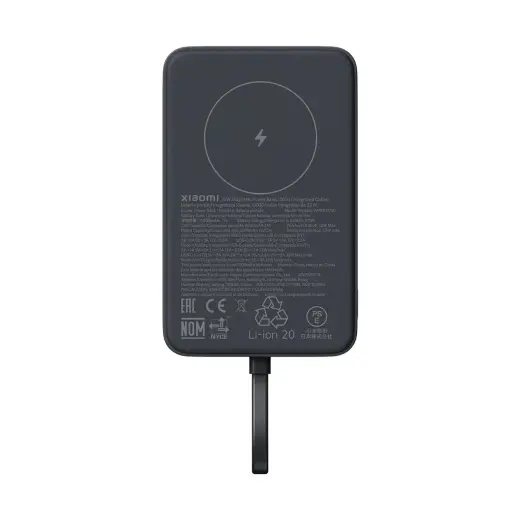 Xiaomi Magnetic Powerbank 33W 10000mAh with Integrated USB-C Cable Gray