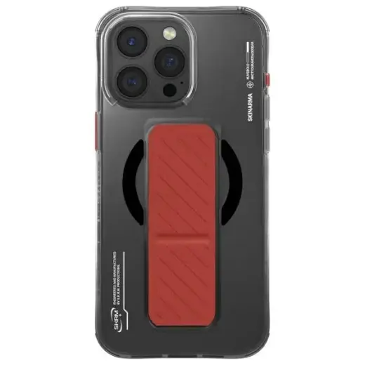 Skinarma case Axon iPhone 16 Pro Max 6.9" Magnetic Charging + Grip Stand black