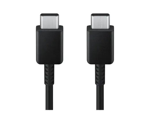Samsung EP-DX510JBE datu pārraides un uzlādes vads | USB-C uz USB-C | 25W | 1.8m | melns (OEM)