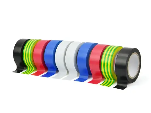 Izolācijas lentu komplekts 19mm x 0.13mm x 10m – 10 gab. (5 krāsas)