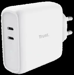 Lādētājs Trust Maxo 65W 2x USB-C White
