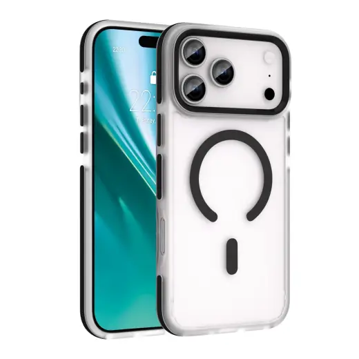 Etteri Icy Mag telefoni ümbris MagSafe toega iPhone 17 Pro must