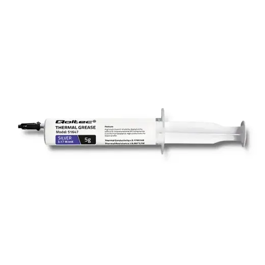 Qoltec Thermal grease 3.17 W/m-K | 5g | Silver