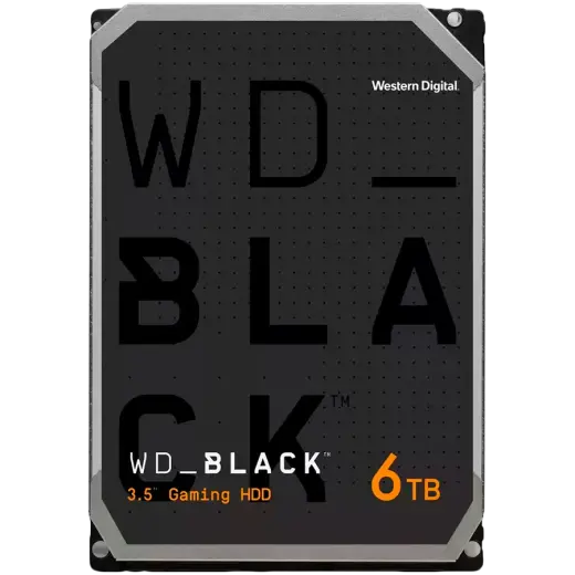 HDD Desktop WD Black 6TB CMR, 3.5'', 256MB, 7200 RPM, SATA