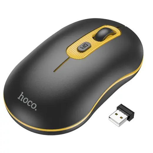 Wireless mouse Hoco 2,4G 1600 dpi GM21 black