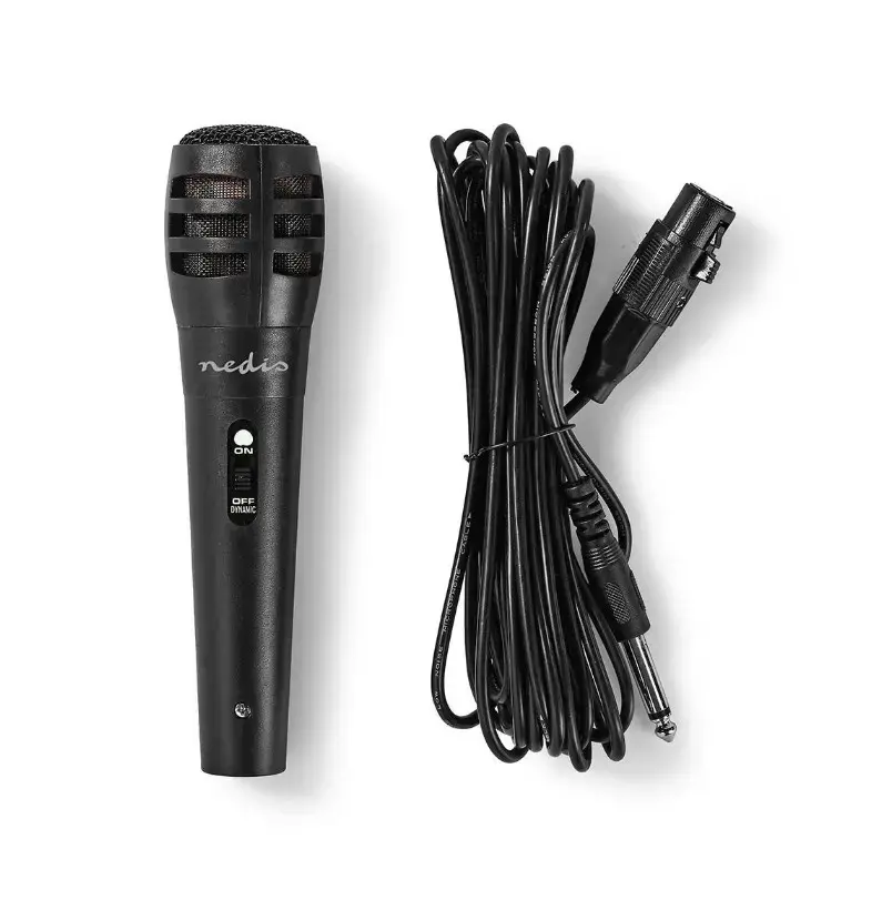 NEDIS Dynamic Uni-Directional Microphone 6.35
