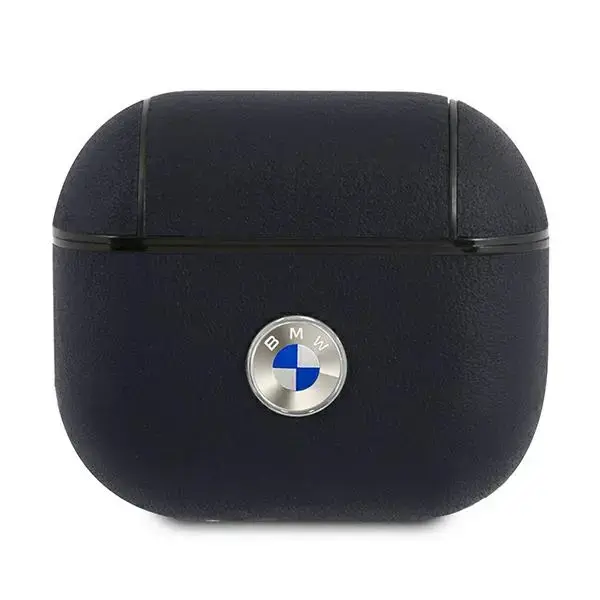 BMW BMA3SSLNA AirPods 3 cover navy Geniune Leather Silver Logo