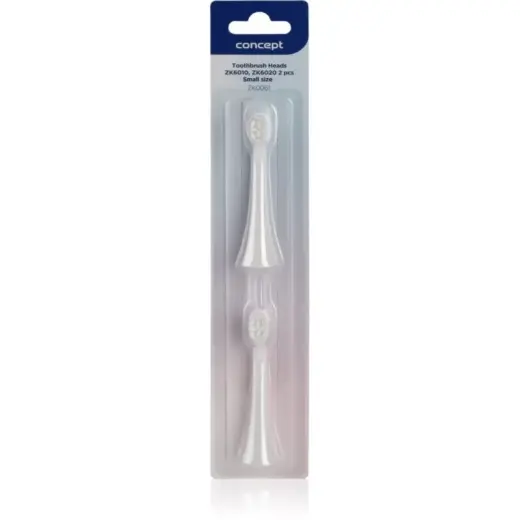 Concept Replacement Heads for Children's Toothbrushes ZK6010, ZK6020 Small ZK0061 2pcs