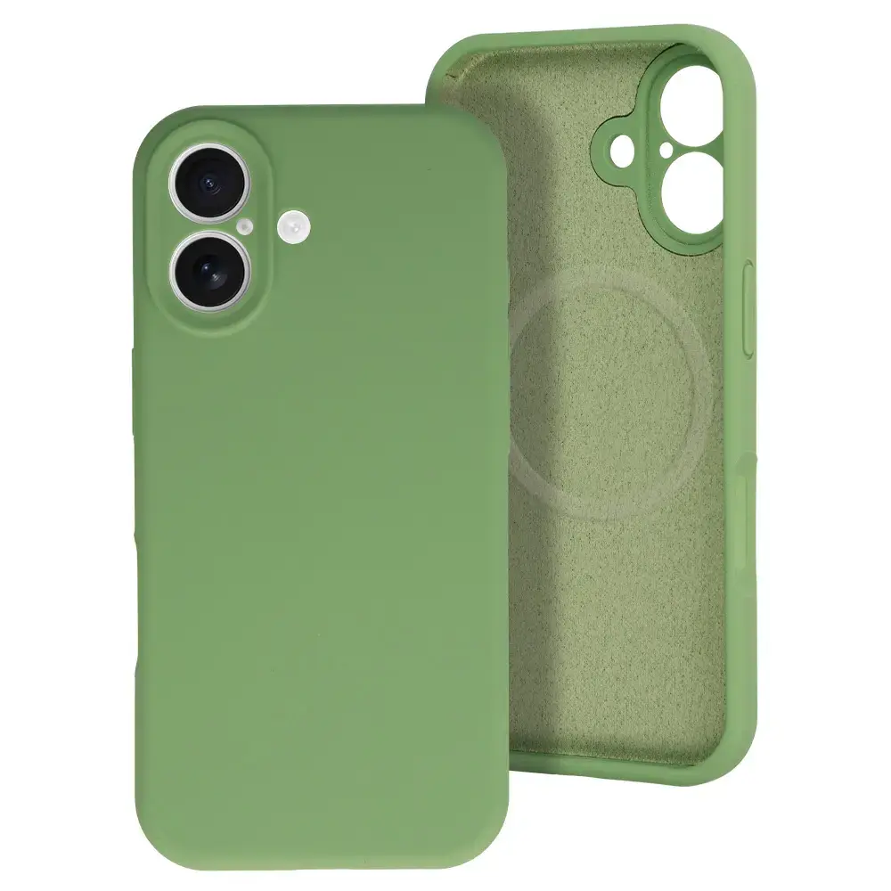 MagColor Pure maciņš telefonam iPhone 17 zaļš