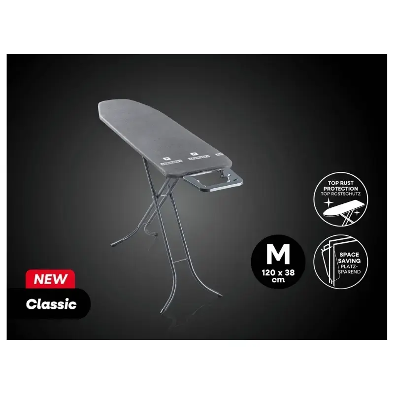 Gludināmais dēlis Classic M Black  120x38cm
