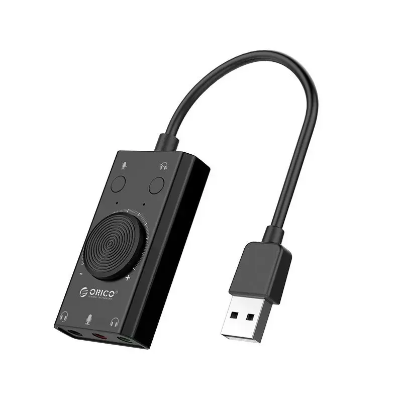 Orico multifunction USB 2.0 External Sound Card 10cm