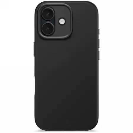 Decoded AntiMicrobial Silicone Backcover MagSafe case for iPhone 17 - black