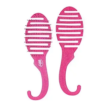 Wet Brush Shower Detangling Brush, Pink Glitter