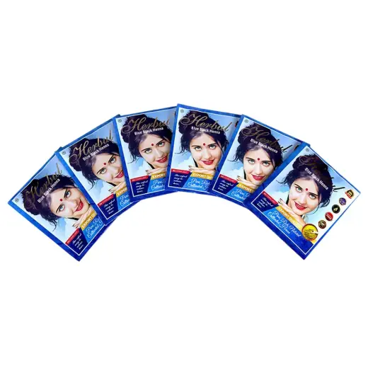 Eagles, Henna Powder, Permanent Hair Dye,  Black, 6 pcs, 60 g