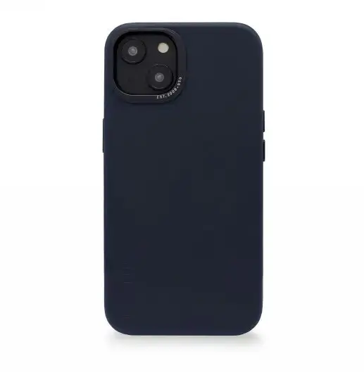 Decoded â MagSafe compatible protective leather case for iPhone 14 Plus (steel blue)