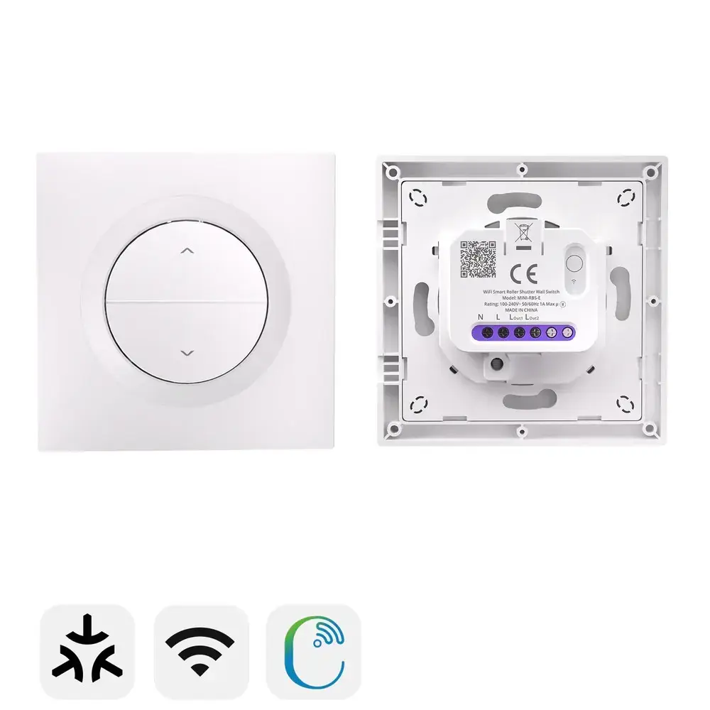 WiFi išmanusis roletų sieninis jungiklis Sonoff MINI-RBS-E