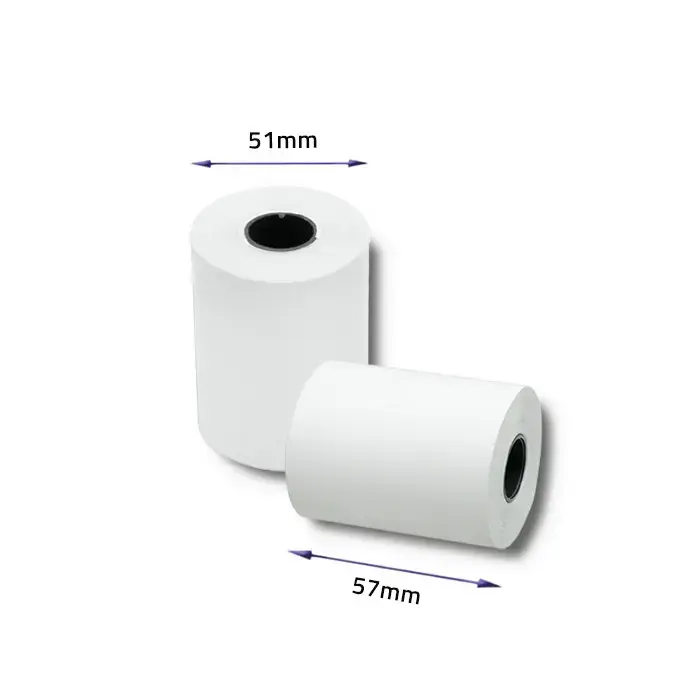 Qoltec Thermal roll 57 x 30 | 55g / m2 | 10 pcs. | BPA free