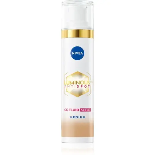NIVEA Luminous 630 Anti Spot Brightening CC Cream SPF 30 Shade Medium 40 Ml