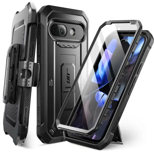 SUPCASE Unicorn Beetle Pro phone case for Google Pixel 9A black