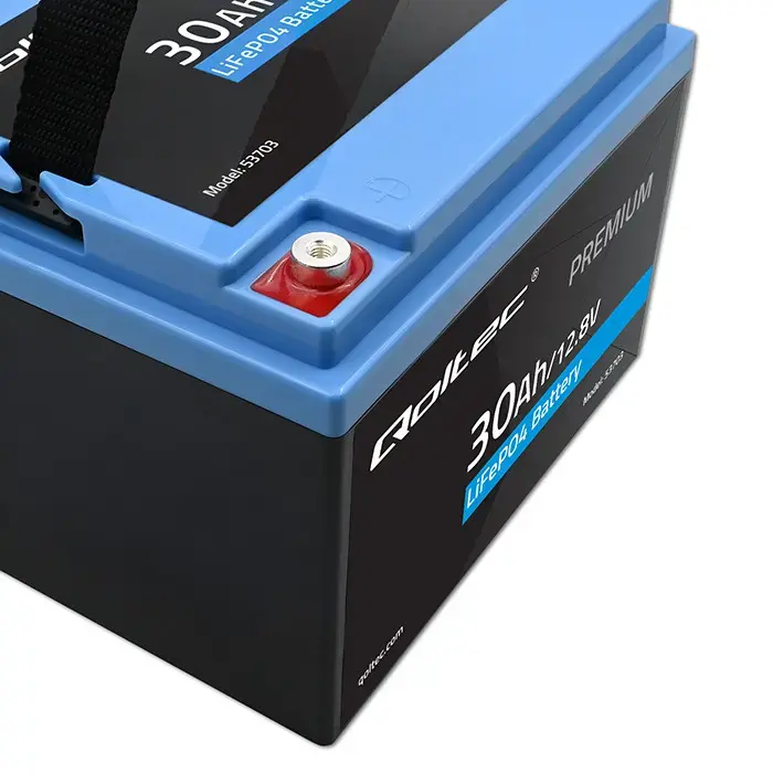 Qoltec LiFePO4 lithium iron phosphate battery | 12.8V | 30Ah | 384Wh | BMS