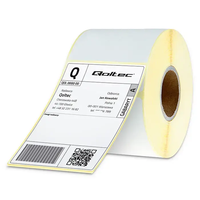 Qoltec Thermal transfer labels 70 x 120 | 500 labels