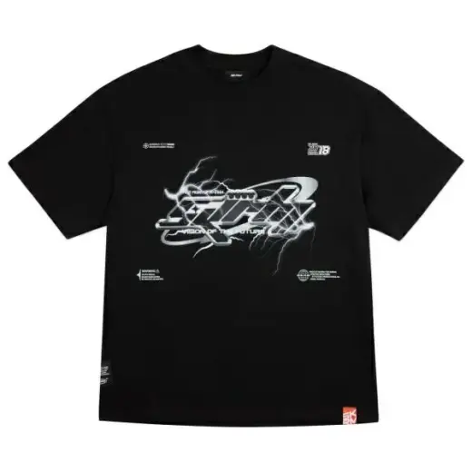 Skinarma T-Shirt Bolt L czarny|black