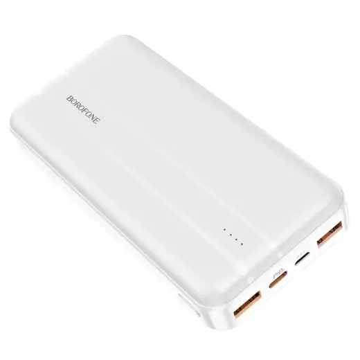 Borofone BJ9A URANUS power Bank 20000 mAh | 2 x USB white