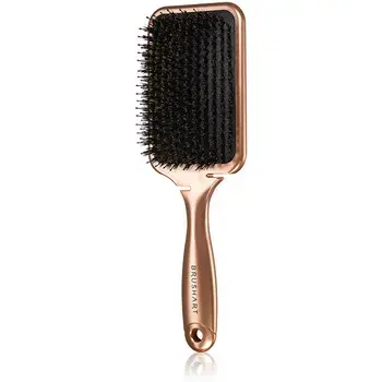 BrushArt Boar Bristle Paddle Hairbrush ( Bronzový ) - Plochý kartáč