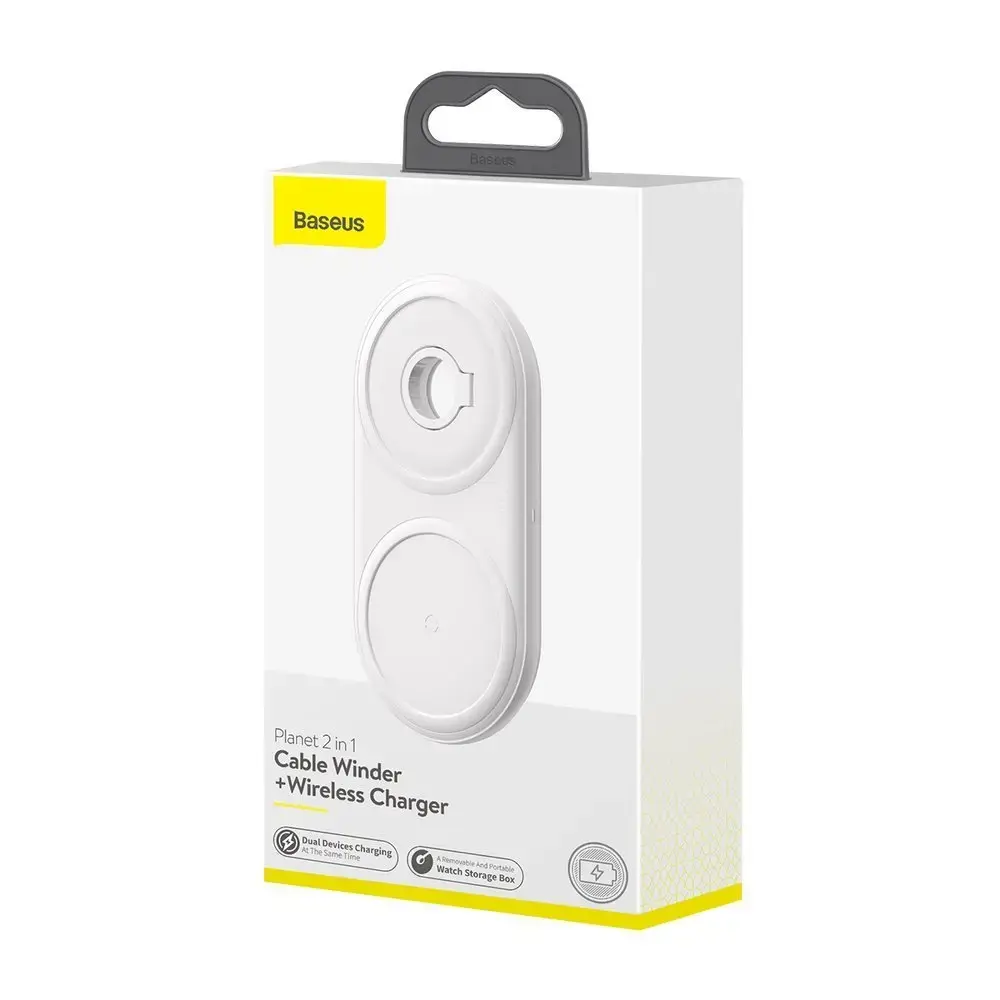 Baseus WXPL-B02 Wireless Charge Station 9V | 2A | 7.5W | + USB-C Cable | White