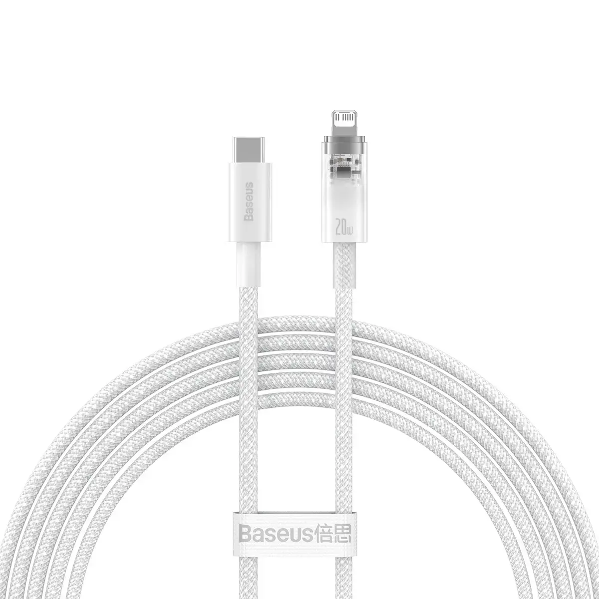 Baseus CATS010302 Lightning - USB-C cable 20W 480Mb|s 2m - white