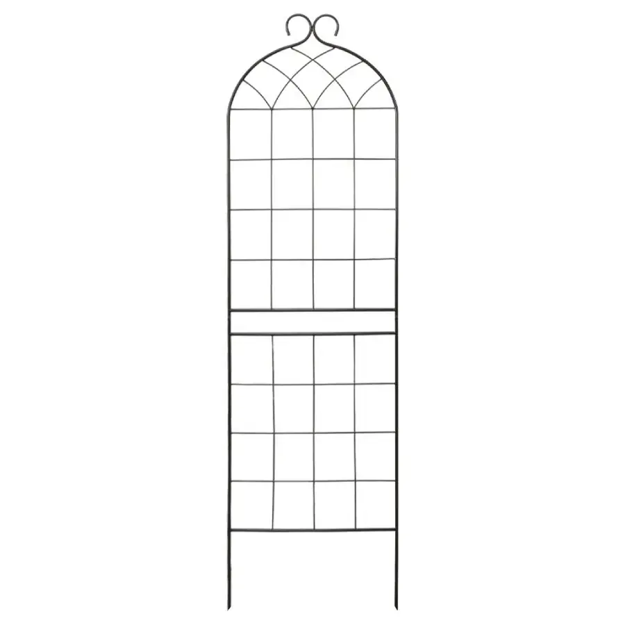 Decorative metal trellis 50x180cm, black