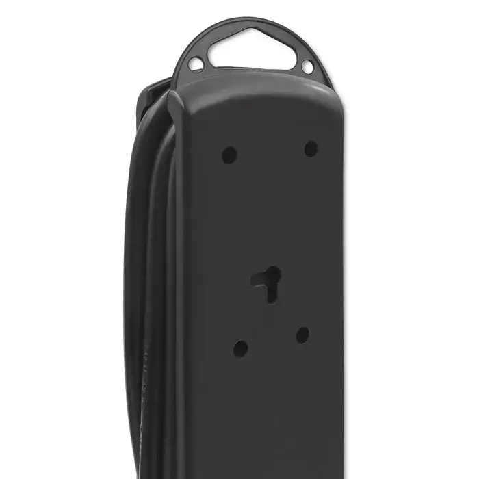 Qoltec Surge protector | 6 sockets | 3m | Black