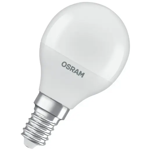 LED spuldze 4.9W 230V E14 470lm Osram