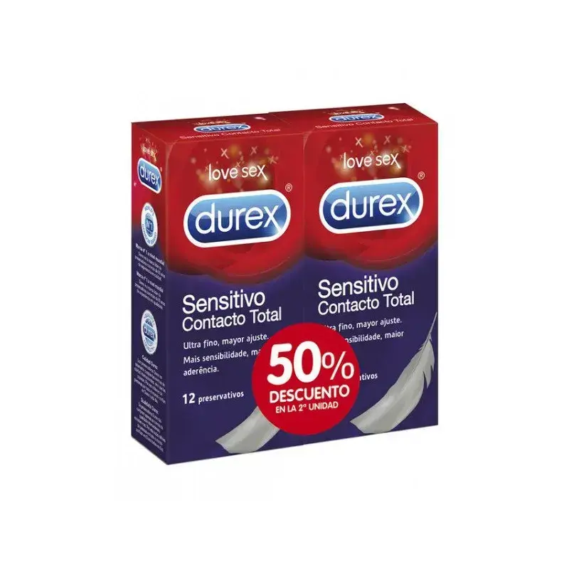 DUREX Sensitivo Contact Condoms 2x12 Units