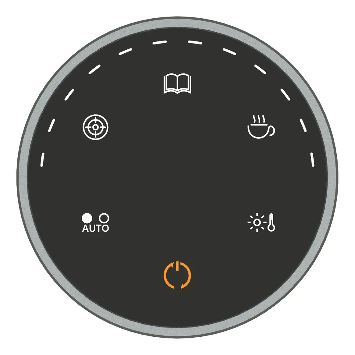 Elesense office wirelessly controlled LED lamp lighting for monitor 2 pcs. black (E1129)