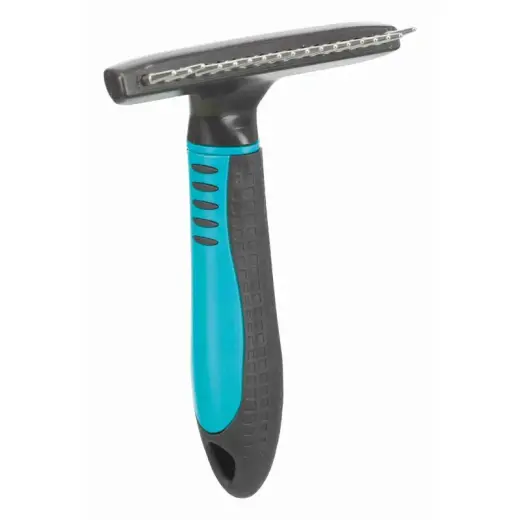 Ķemme dzīvniekiem - Trixie Short Hair Coat Untangler 10*15cm (rotējoša galviņa)