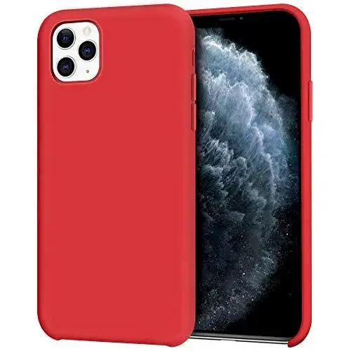 GoodBuy Elegance Fibre Izturīgs Silikona Aizsargapvalks Apple iPhone 11 sarkans