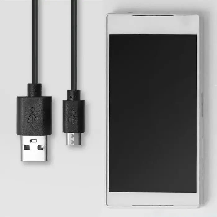 Qoltec USB A male cable | micro USB B male | 1m | BULK