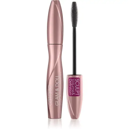 Catrice Glam & Doll Sculpt & Volume Volumizing Mascara for Eyelashes Color Defined 010 Black 9.5 Ml