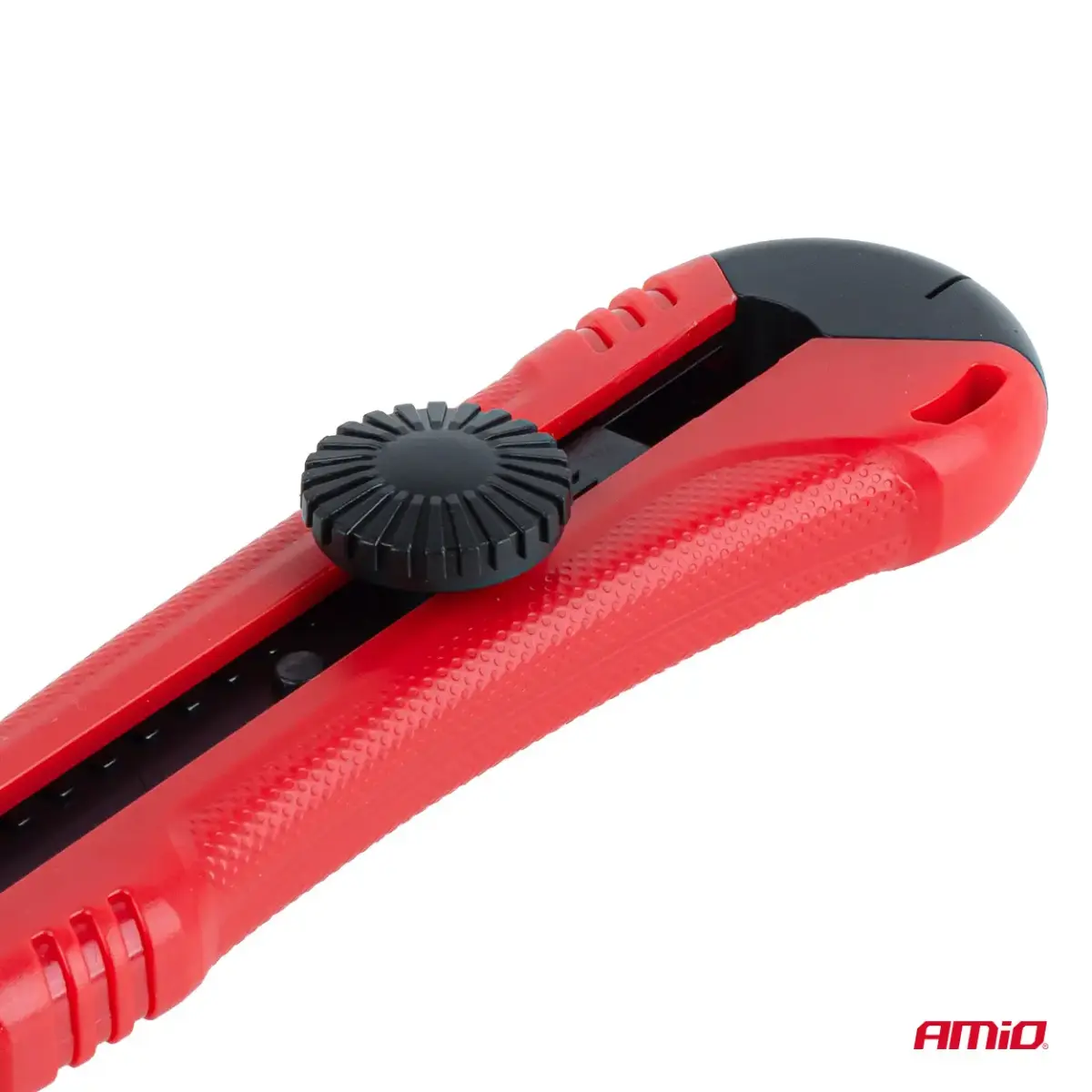 ABS Utility Knife with rotary knob 100x18x0,5mm AMIO-04813