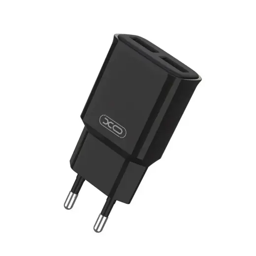 XO wall charger L92C 2x USB 2,4A black