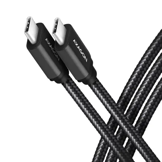 Axagon BUCM3-CM20AB duomenų perdavimo ir įkrovimo laidas | USB-C į USB-C | 2m