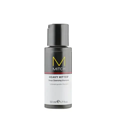 Mitch by Paul Mitchell, Hair Care Heavy Hitter, Paraben-Free, Hair Shampoo, Deep Cleansing, 50 ml