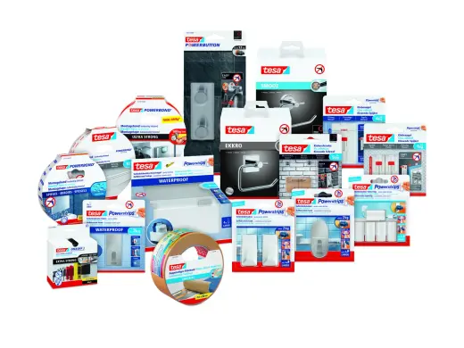Āķis tesa SMS Powerstrips, 1 kg, caurspīdīgs