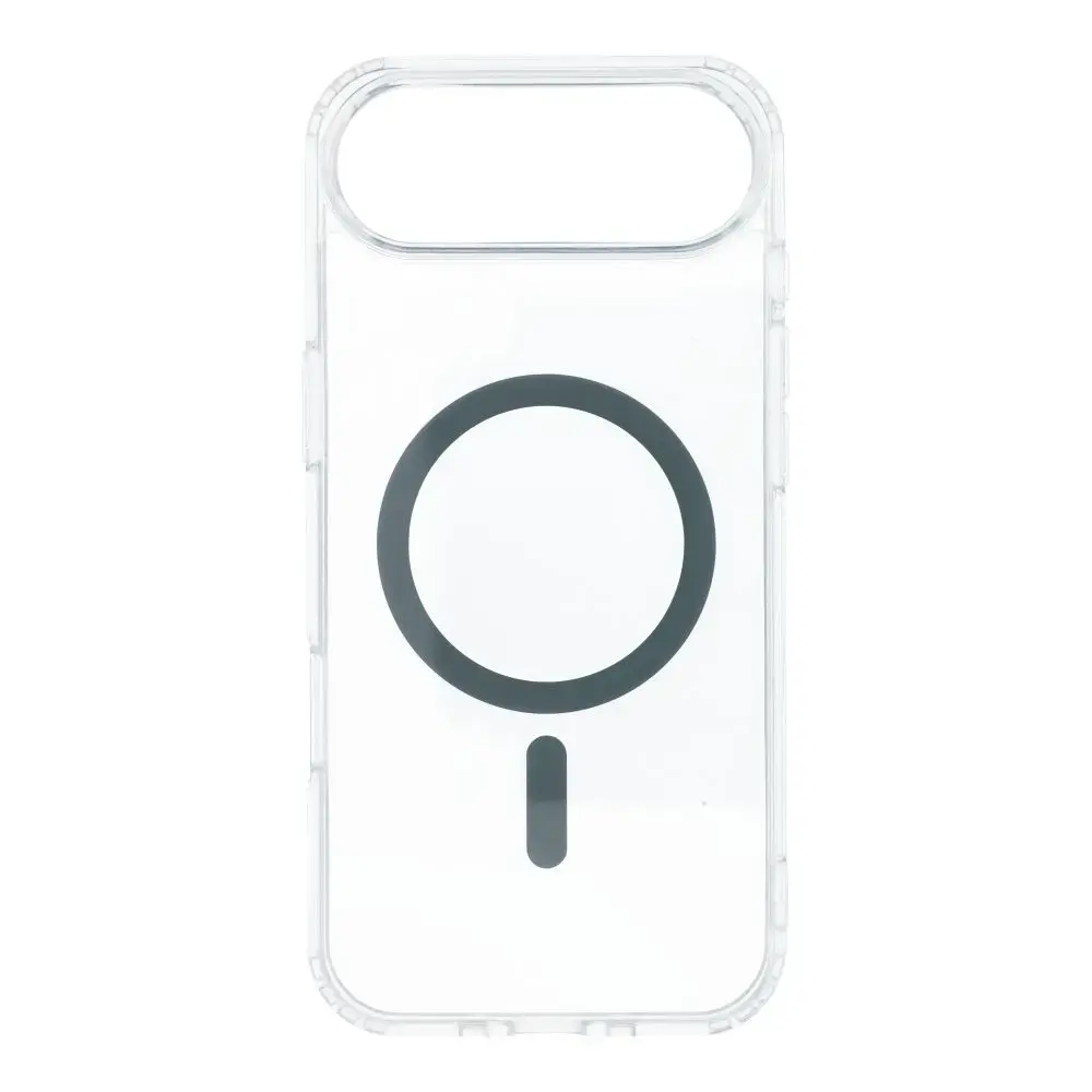 Drop Glue Colorful Ring maciņš ar statīvu un MagSafe atbalstu telefonam iPhone 17 Air pelēks