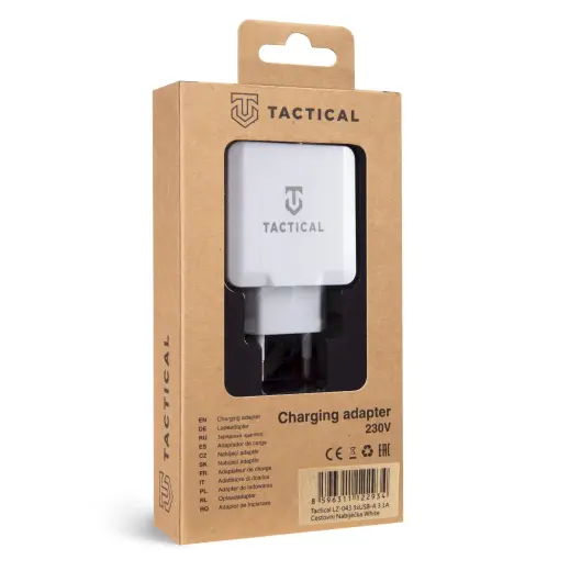 Tactical LZ-043 3xUSB-A 3.1A Travel Charger White