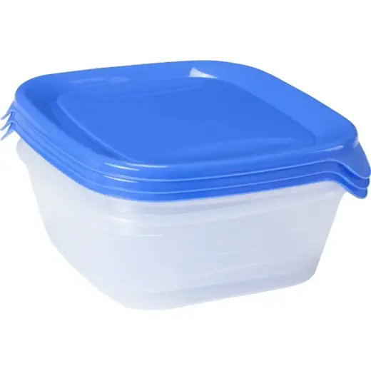 Набор мисок для еды 3 3x0,8 л Fresh&Go голубой