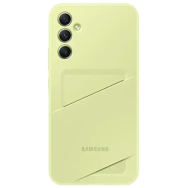 Samsung EF-OA346TGEGWW Card Slot grāmatveida maciņš telefonam Samsung Galaxy A34 (A346) zaļš