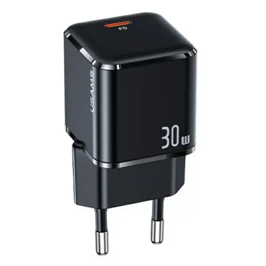 USAMS CC148TC01 travel charger | 30W | PD3.0 | USB-C | black